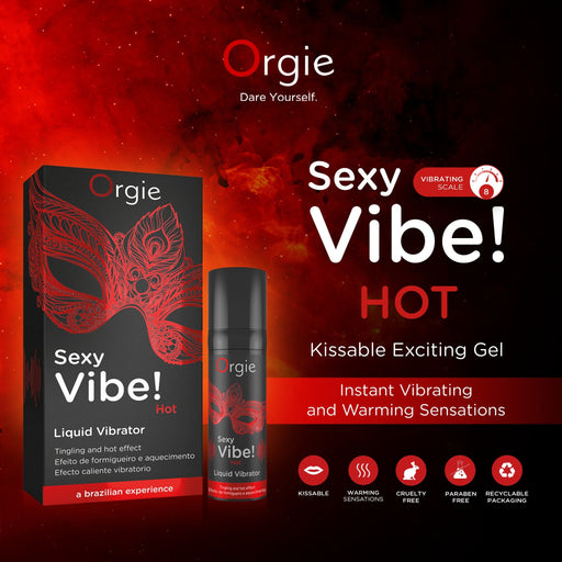 Orgie Sexy Vibe! Hot Liquid Vibrator 15 ml