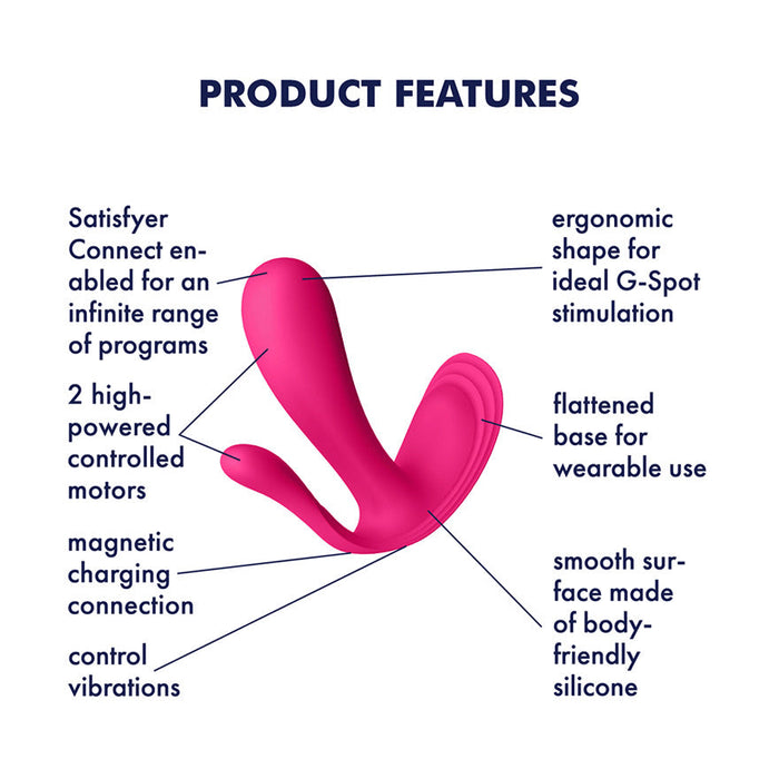 Satisfyer Top Secret+ Draagbare Vibrator Met Anale Stimulator