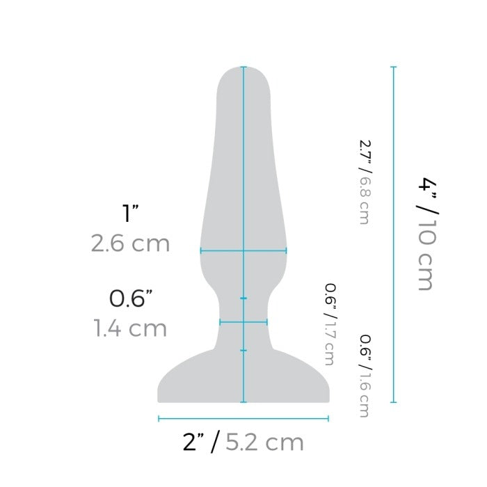 B-Vibe Novice Vibrierender Buttplug 10 cm