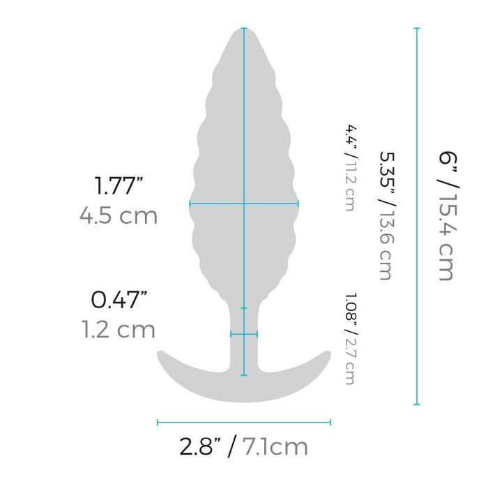 B-Vibe Twist Vibrierender Analplug 15,4 Cm