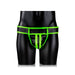 Ouch! Glow in the Dark Gestreepte Jockstrap #4