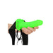 Ouch! Glow in the Dark Voorbinddildo Met Harnas 18 cm