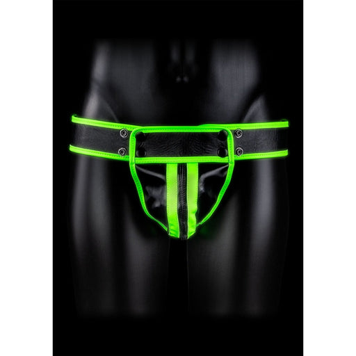 Ouch! Glow in the Dark Gestreepte Jockstrap #4