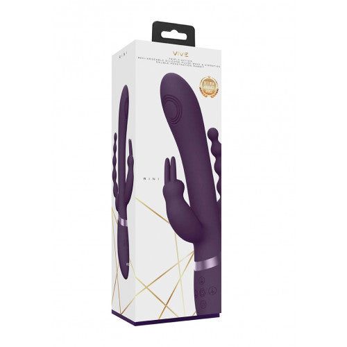 Vive Rini Vibrator Triple Fun 23 Cm